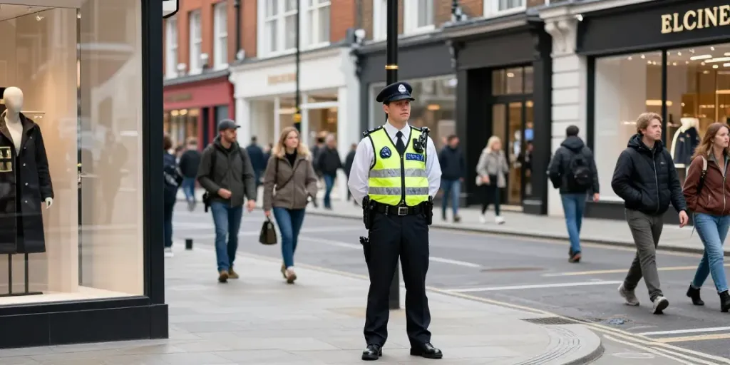 Security Guard providing local service in London, ensuring community safety.
