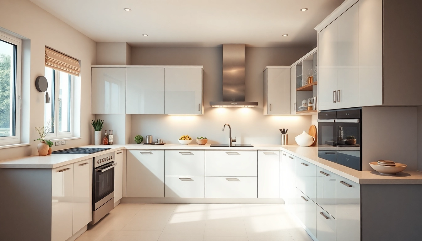 Discover sleek бяла техника appliances in a modern kitchen setup with natural lighting and vibrant decor.