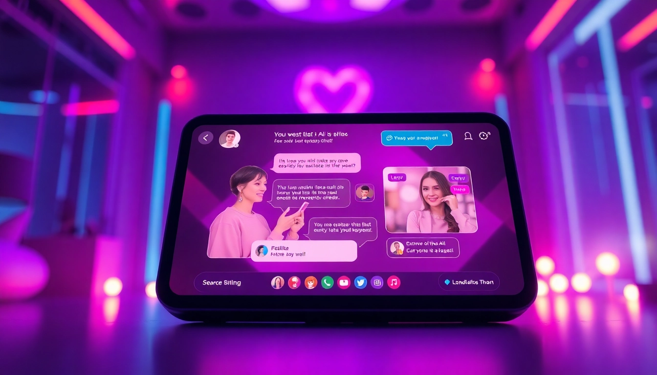 Experience free AI porn chat with interactive characters in a vibrant, inviting digital space.