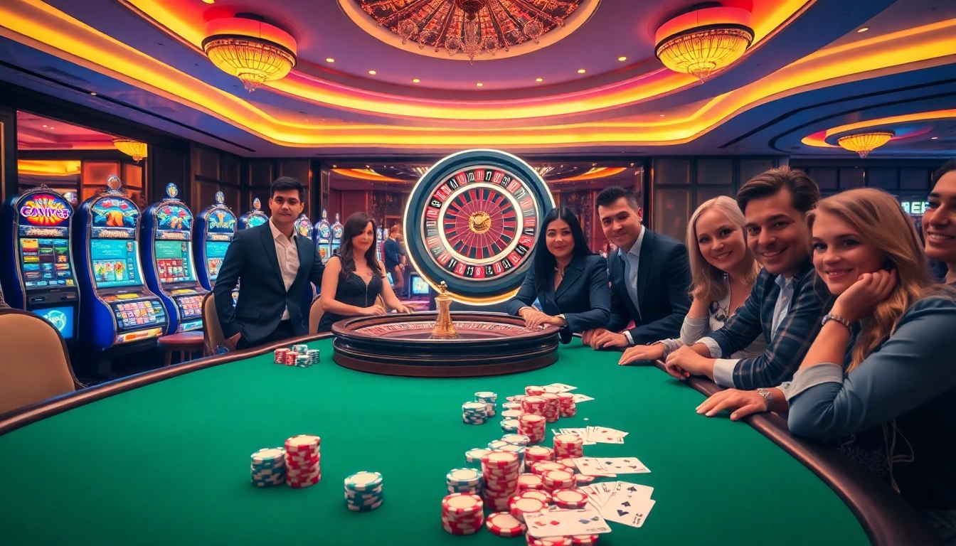 Experience the thrill of winning at qq88 to with vibrant casino gaming scenes filled with action.