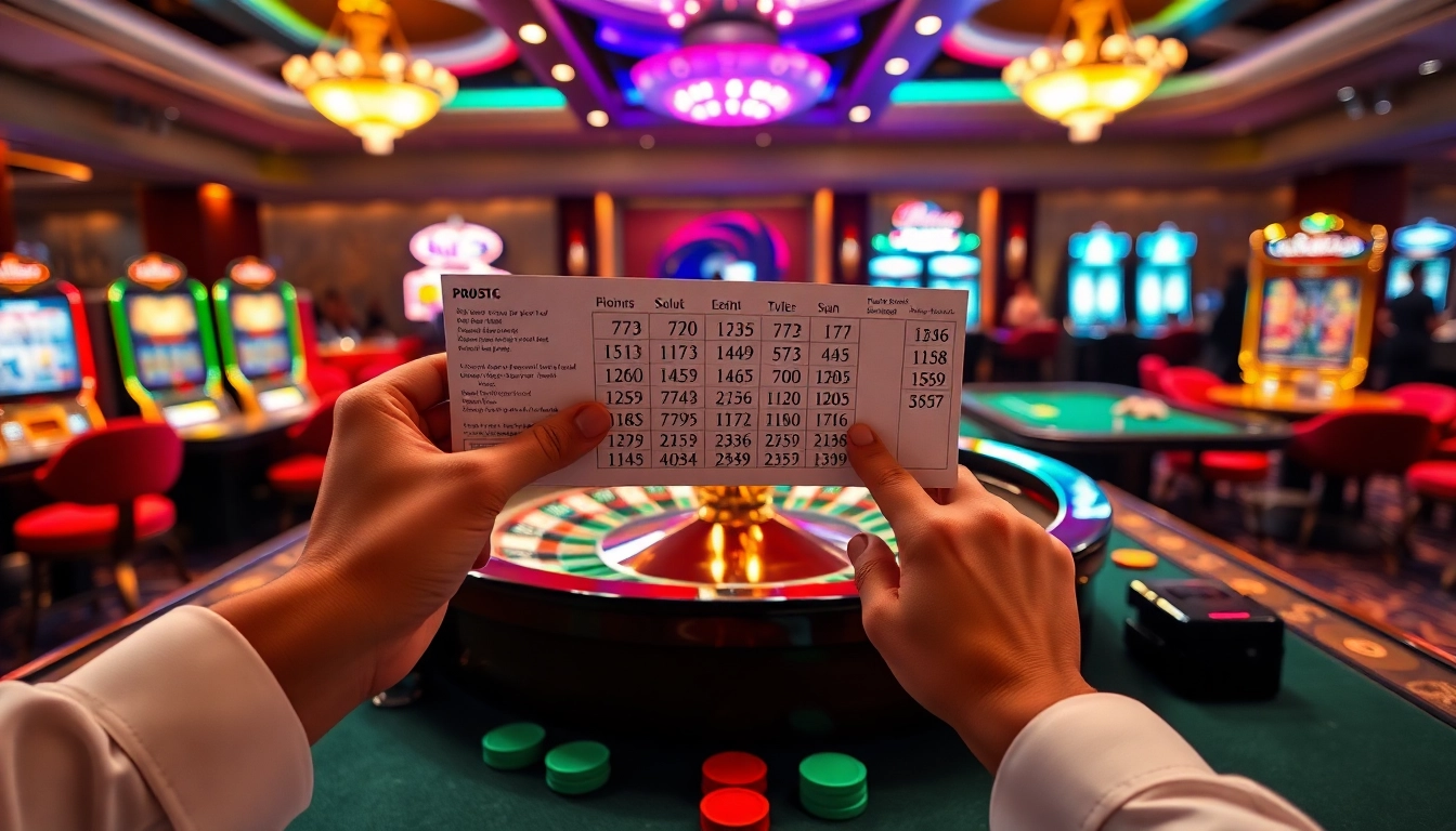 Exciting gambling action at RR88 with a roulette table and vibrant casino chips.