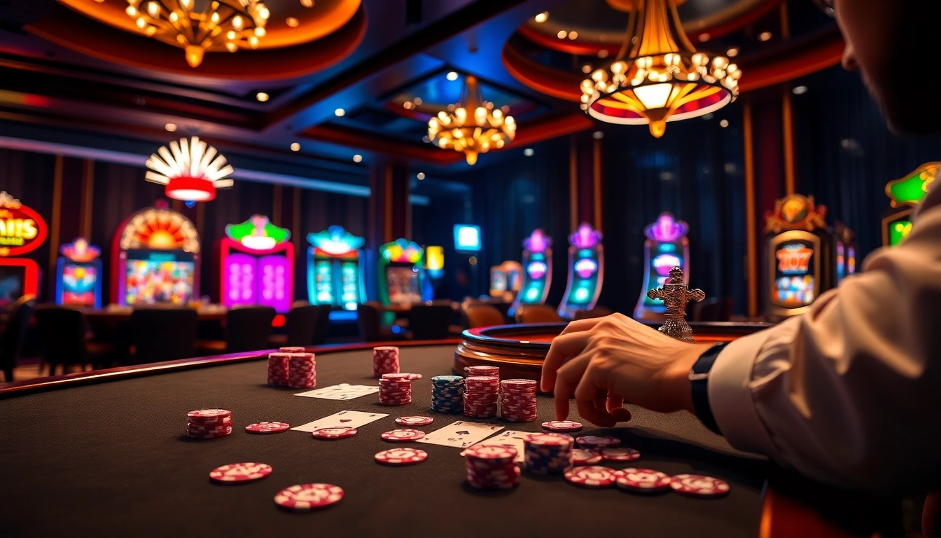 Experience the thrill of casino gaming at 88i with vibrant tables and exciting poker action.
