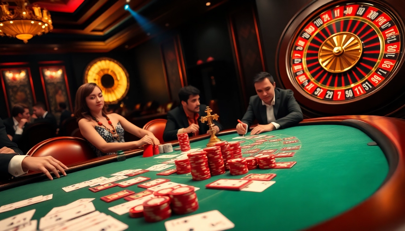 Experience the excitement of go88 live with players engaging in thrilling casino games.