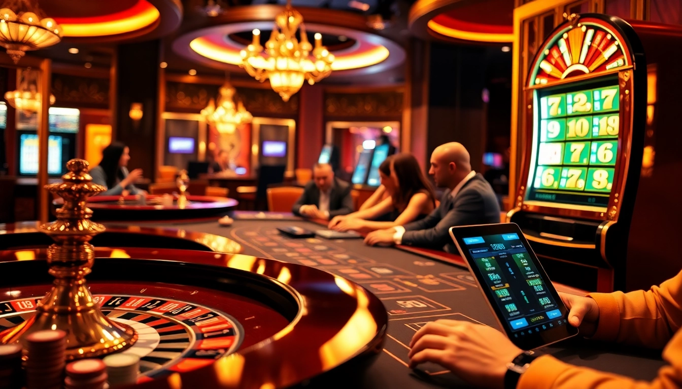 Engaging roulette and poker gameplay capturing the excitement at https://sia-trade.org/ casino.