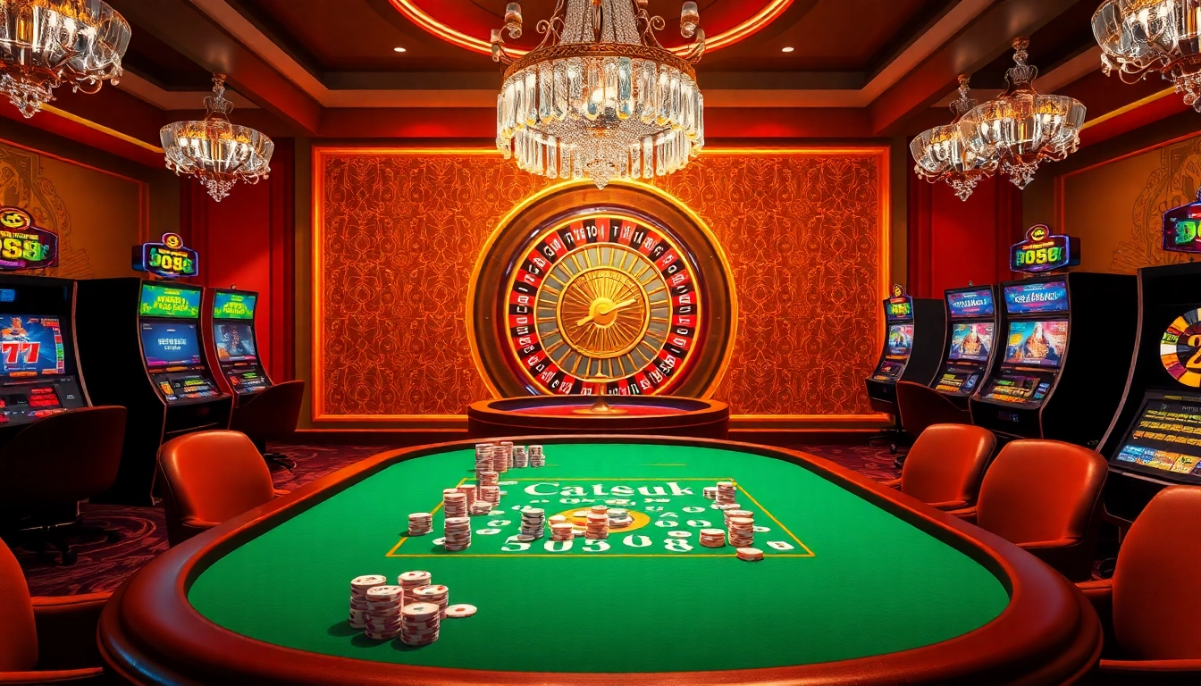 Experience the excitement of GO88 at a vibrant casino table with colorful chips and cards.
